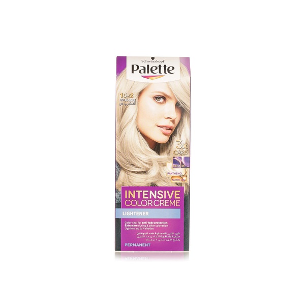 Buy Schwarzkopf Palette intensive color creme lightener ash blonde 10-2 in UAE