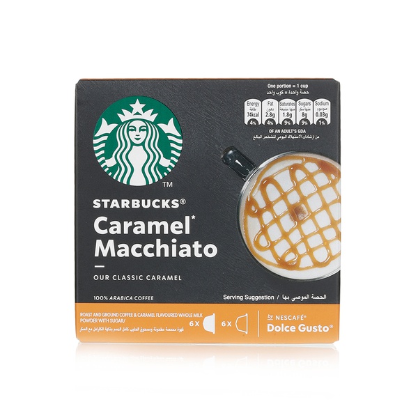 Buy Starbucks caramel macchiato capsule 127.8g in UAE
