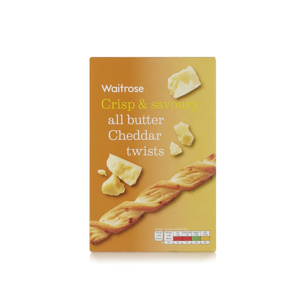 Buy Waitrose all butter cheddar twists 125g in UAE