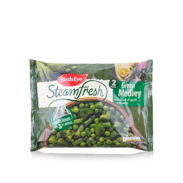 Buy Birds Eye steamfresh green medley 2 x 150g in UAE