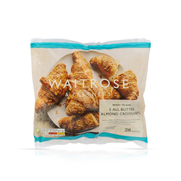 Waitrose Frozen All Butter Almond Croissants 450g