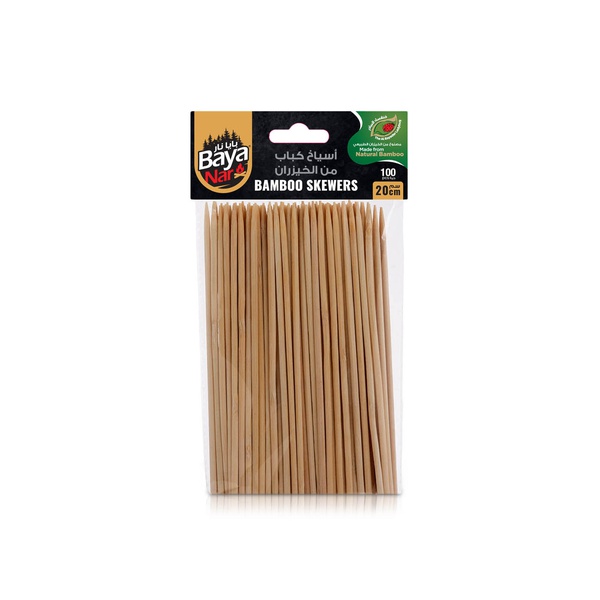 Baya Nar Bamboo Skewers 20cm x 100