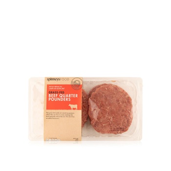 Spinneysfood Grass-Fed Beef Quarter Pounders 460g