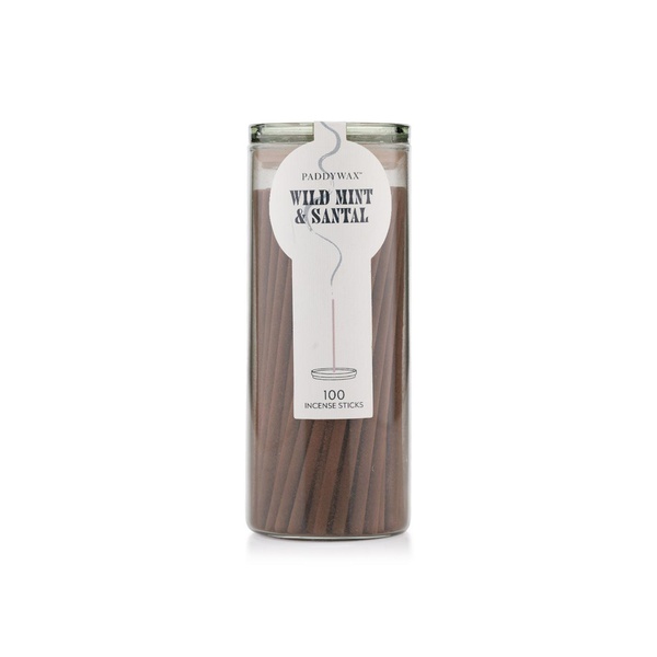 Paddywax Hazewild Mint + Santal Incense Sticks 100s