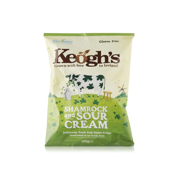 Keoghs shamrock and sour cream potato crisps 125g price in UAE
