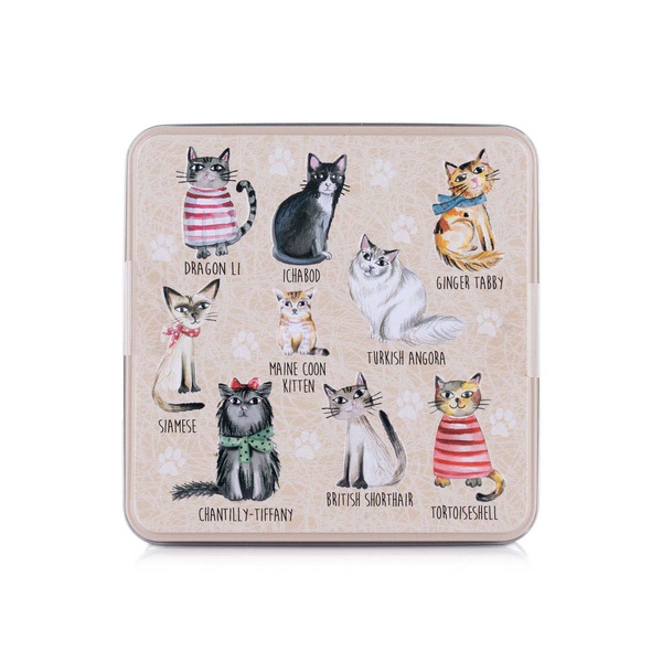 Grandma Wilds Cats in Jumpers Embossed Biscuit Tin 160g