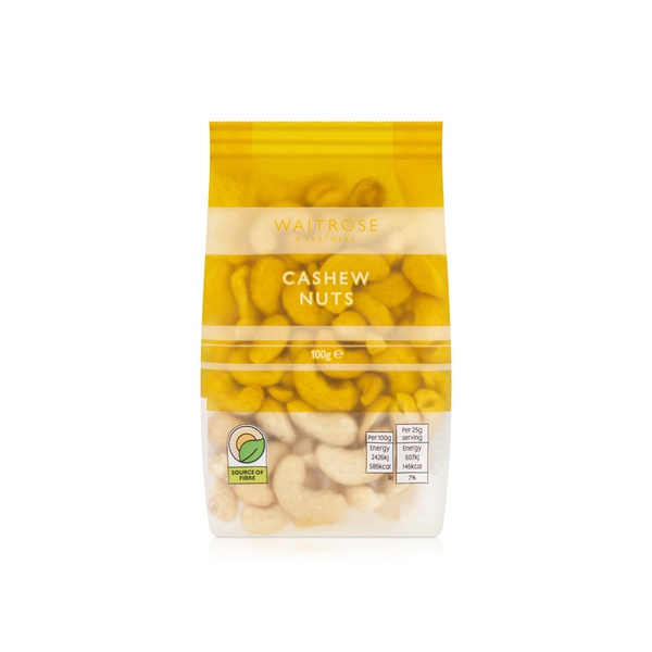 Waitrose Cashew Nuts 100g