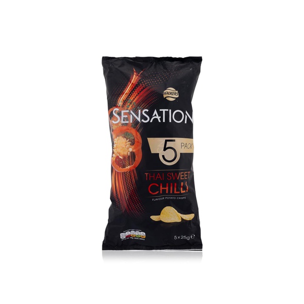 اشتري Walkers sensations thai sweet chilli crisps 125g x 5 في الامارات