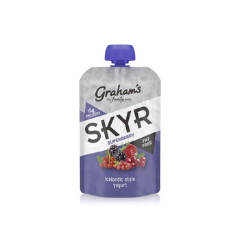 Graham's Skyr Superberry Icelandic Style Fat-Free Yoghurt 150g