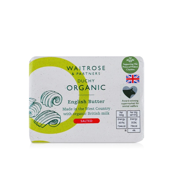 Waitrose Organic Salted Butter 250g