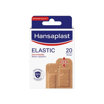 Hansaplast Water-Repellent Elastic Fabric Plasters x20