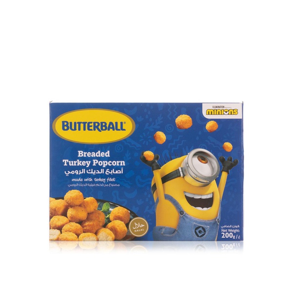 Butterball Frozen X Minions Breaded Turkey Popcorn 200G