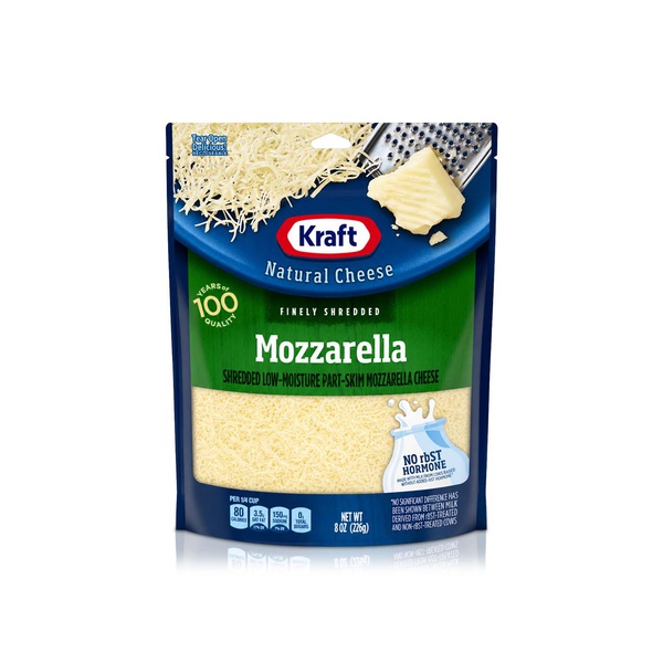 Kraft Finely Shredded Mozzarella 226g