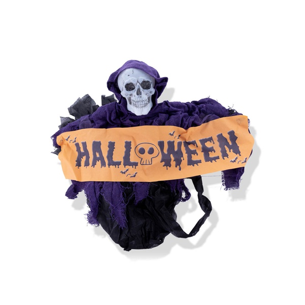 Party Magic Hanging Reaper Halloween Decoration with Lights