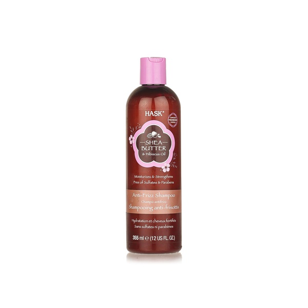 Hask Shea Butter & Hibiscus Oil Anti-Frizz Shampoo 355ml