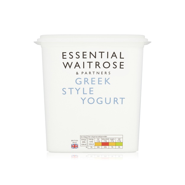 Waitrose Essential Greek Style Yogurt 1kg