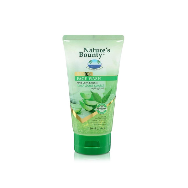 Nature's Bounty Face Wash Aloe Vera and Neem 150ml