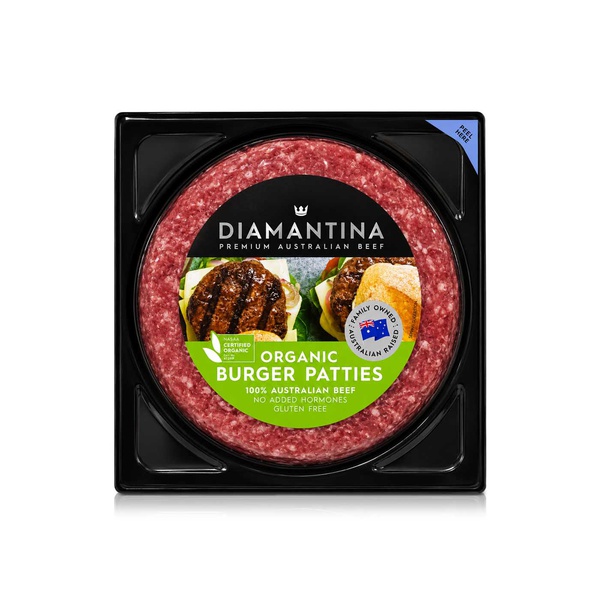 Diamantina Organic Beef Burger Patties 150g