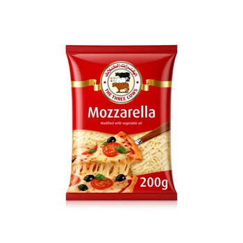 The Three Cows Shredded Mozzarella 200g