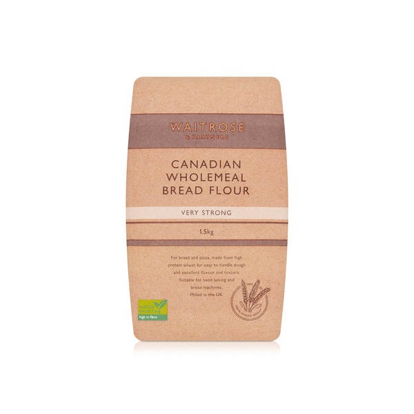 Waitrose Canadian Wholemeal Bread Flour 1.5kg