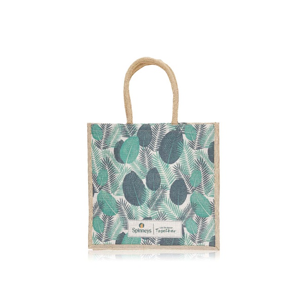 Spinneys Juco Bags Leaf Print 42 x 40x 21cm