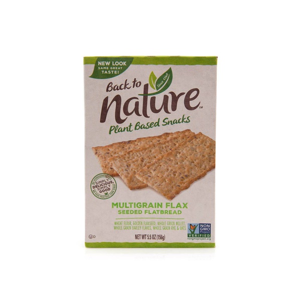 Back To Nature multigrain flax seeded flatbread 156g - Spinneys UAE