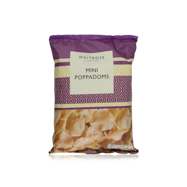Waitrose Mini Poppadoms 80g