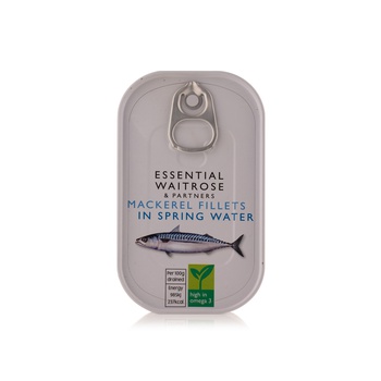Waitrose Essential Mackerel in Spring Water 125g