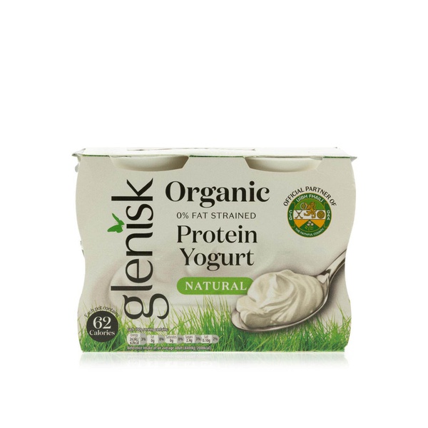 Glenisk Organic Natural Protein Yoghurt 400gx 4