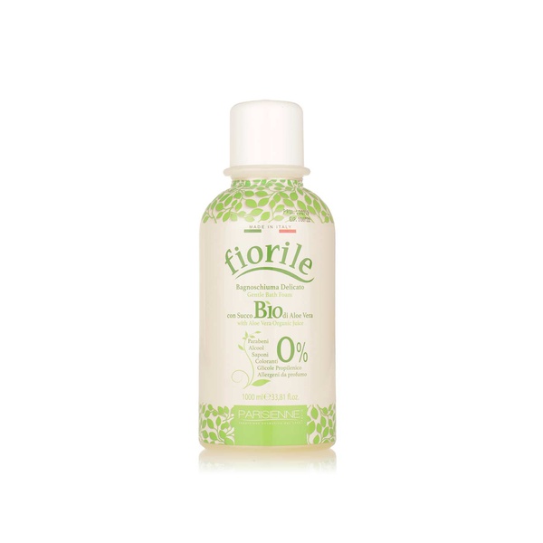 اشتري Parisienne Fiorile organic aloe vera bath and foam gel 1l في الامارات