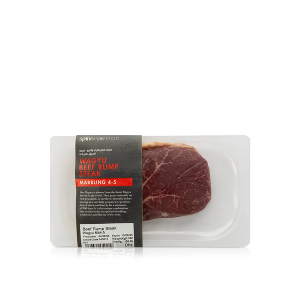 Spinneysfood Wagyu Beef Rump Steak Mb4-5