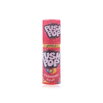 Bazooka Push Pop Blackcurrant and Strawberry Candy 15g