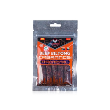 Lekker Beef Cabanossi Biltong 80g