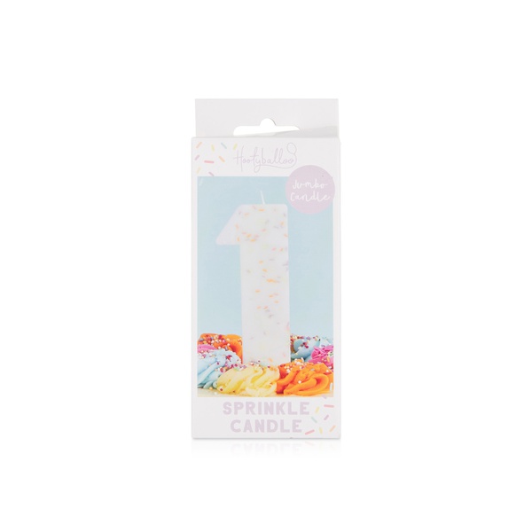 Hootyballoo Sprinkle Candle Number 1 - Spinneys UAE