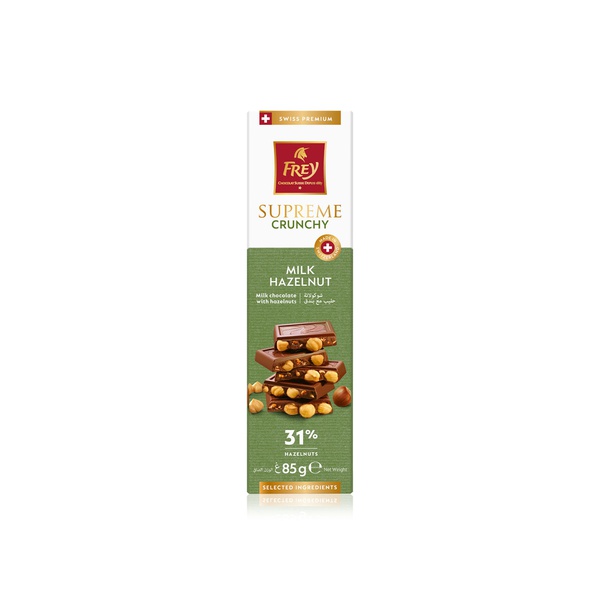 Frey Supreme Milk Chocolate Crunchy Nuts 85g