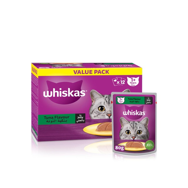 Whiskas Tuna Wet Cat Food 80g 12 Pack