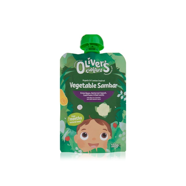 Oliver's Cupboard Organic Vegetable Sambar 7+ Months 130g
