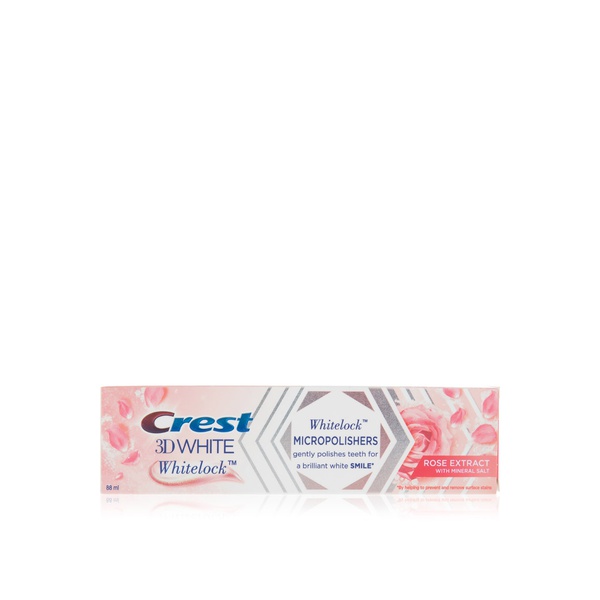 Crest 3D White Toothpaste Whitelock Rose Extract with Mineral Salt 88ml