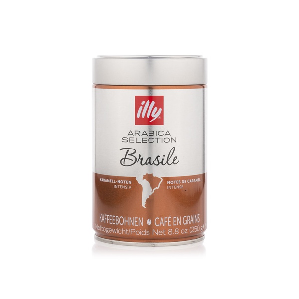 اشتري Illy single origin Arabica Brazil coffee beans 250g في الامارات