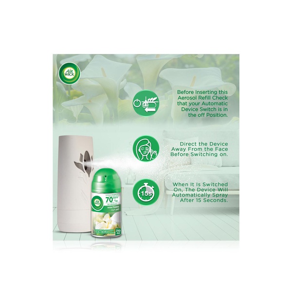 Air Wick Freshmatic Autospray Refill White Flowers 250ml