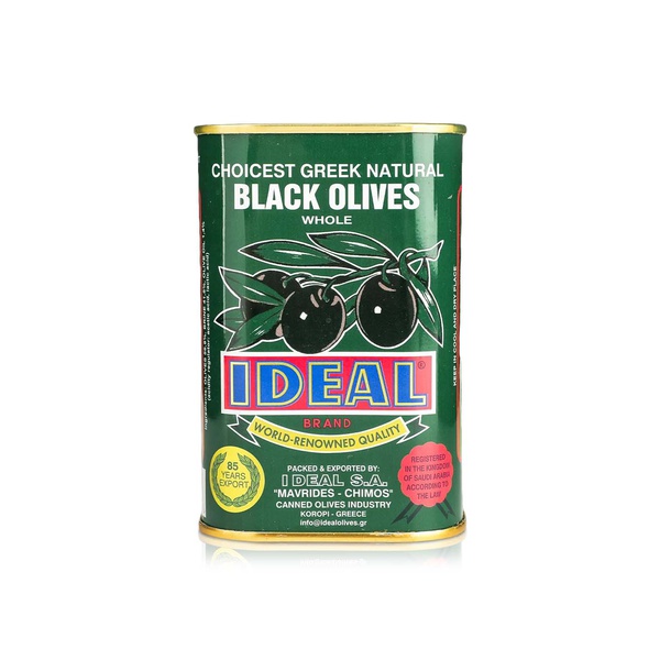 Ideal Whole Black Olives 440g