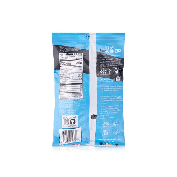 Popcorners White Cheddar Flavoured Corn Chips 49.6g