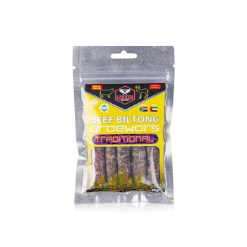 Lekker Beef Droewors Biltong Traditional 80g