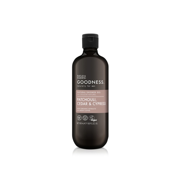 Baylis & Harding Patchouli Cedar and Cypress Natural Men's Shower Gel 500ml
