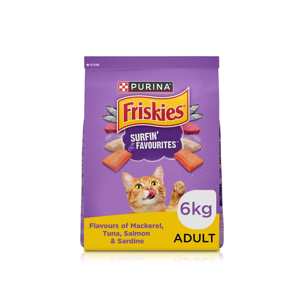 Friskies Surfin Favourites Dry Cat Food 6kg