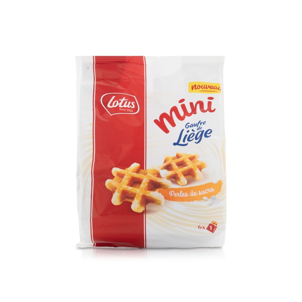 Lotus mini Liege waffles 6 pack 171g Spinneys UAE