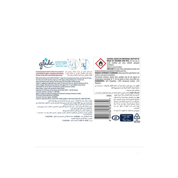 Glade Automatic Spray Refill Apple Cinnamon