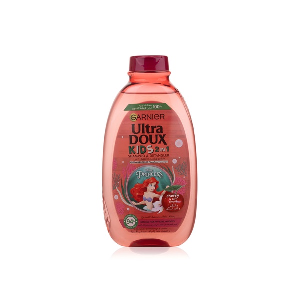 Buy Garnier ultimate blends kids cherry detangling shampoo 400ml in UAE