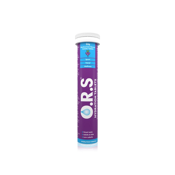 O.R.S Hydration Tablets Blackcurrant x 24
