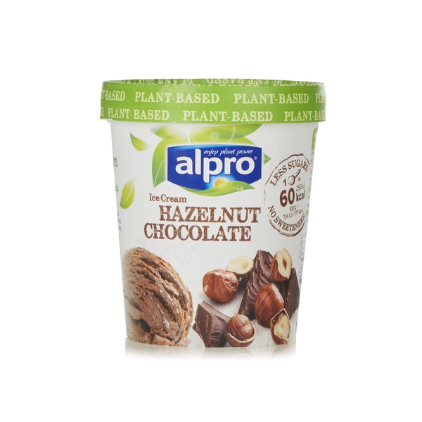 Buy Alpro chocolate and hazelnut ice cream 500ml in UAE